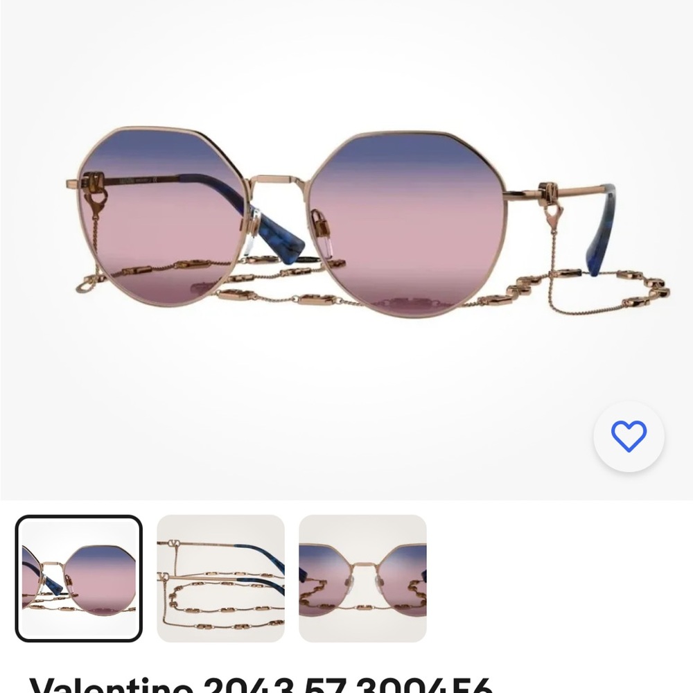 Valentino Sunglasses Mod VA 2043 3004/E6 rose gold